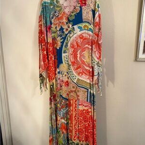 Johhny Was Flutter Sleeve Kaftan